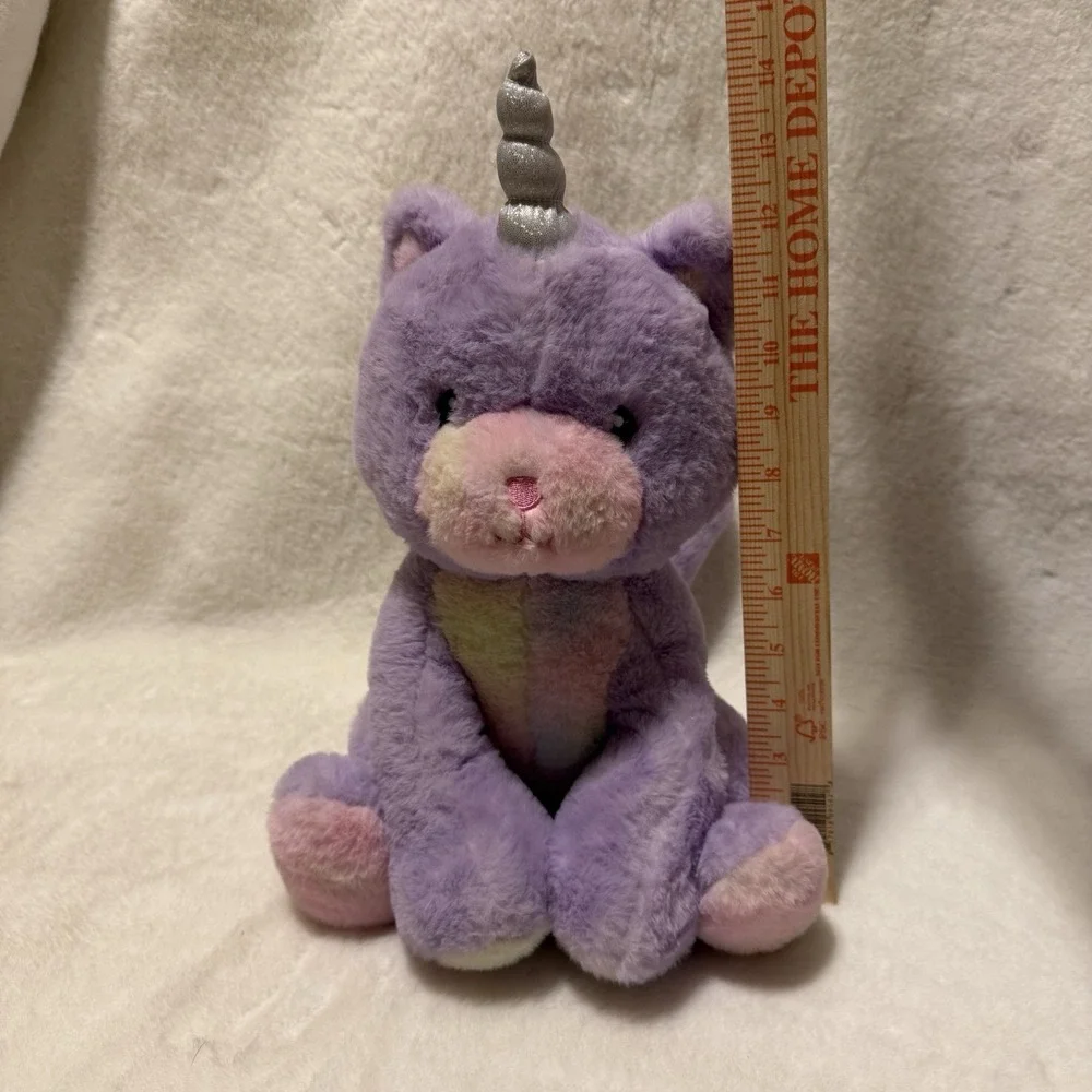 FAO Schwarz Glow Brights Toy Plush LED W Sound Kittycorn 15